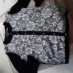 Womens Flower Lace Sweater Karl Lagerfeld